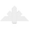 Ekena Millwork Kennewick Architectural Grade PVC Gable Bracket, 36"W x 19 1/2"H x 2"D x 6"F, 13/12 Pitch GBP036X20X0206KEN00 - alternate 4